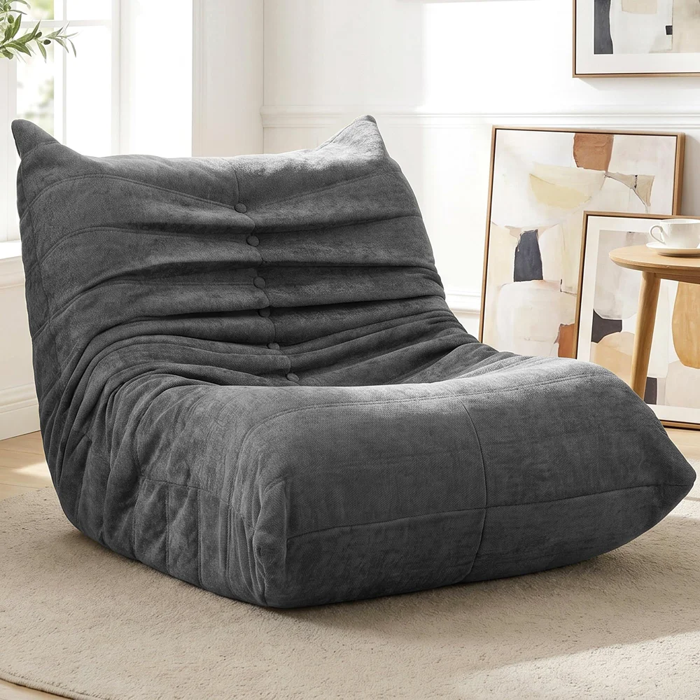 Sofas & Sectionals, Grey, bean bag
