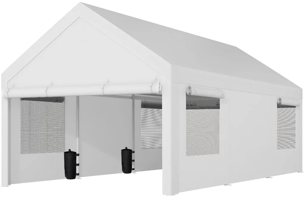 Canopies & Carports, 10x20 ft, White