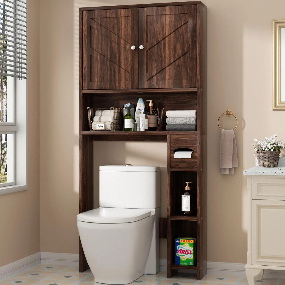 Over-the-Toilet Storage, Walnut