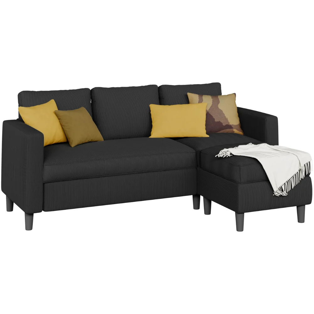 Patio Sectionals, Black, modular