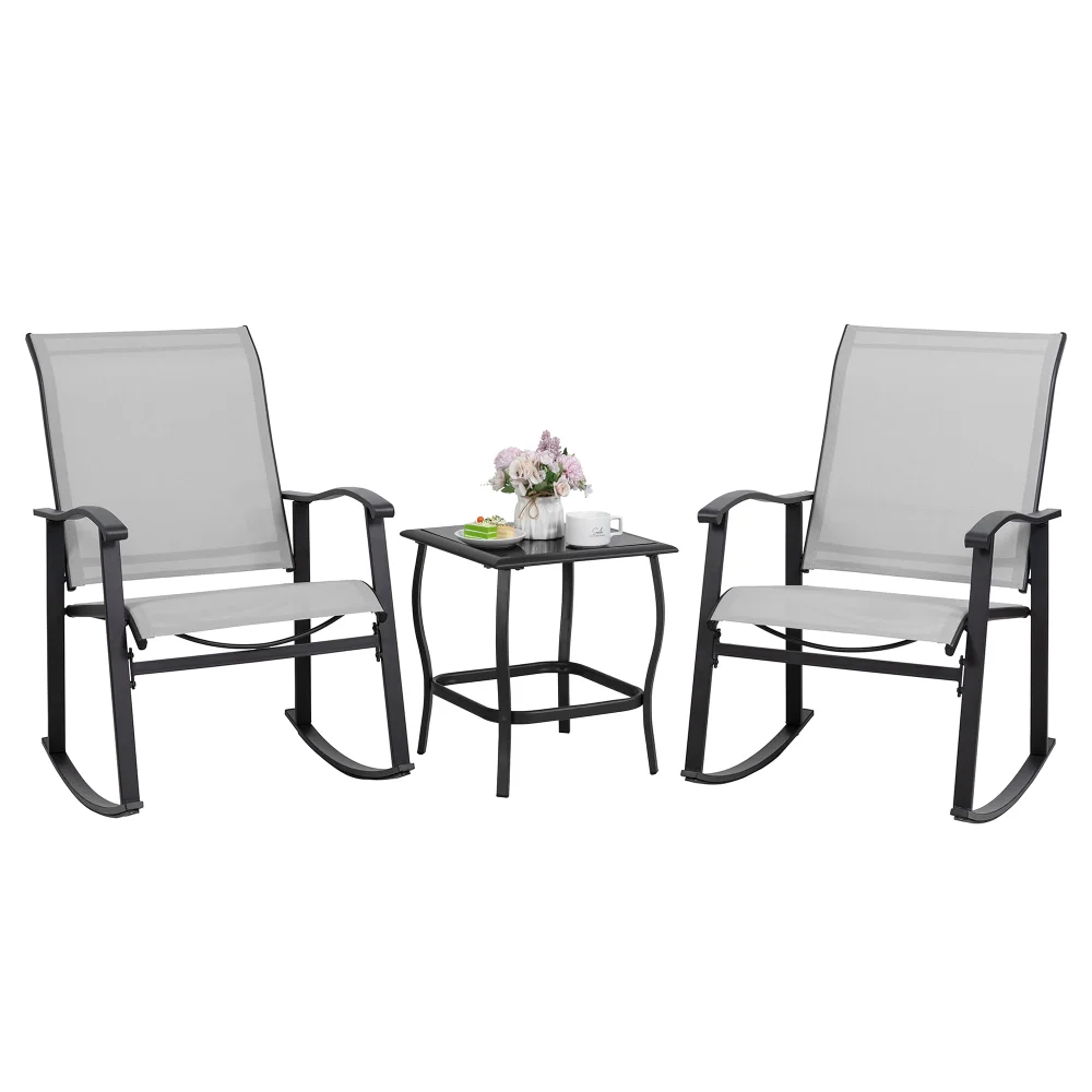 Bistro Sets, seats 3, Grey, set of 3