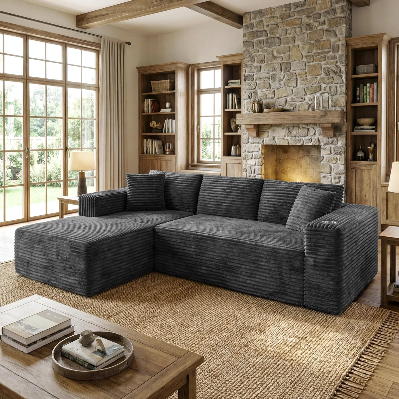Sofas & Sectionals, Grey, modular