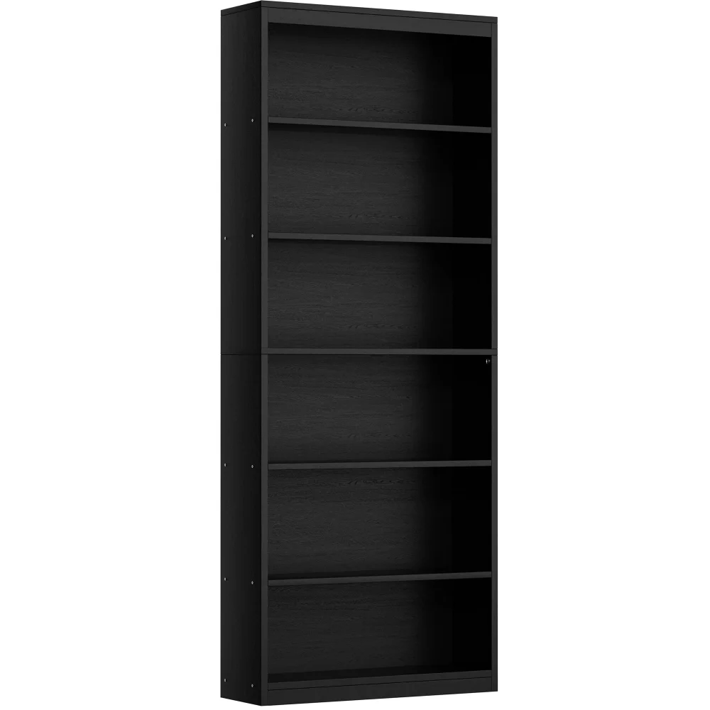 Bookshelves, 6 tiers, Black
